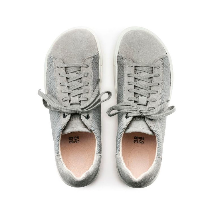 Birkenstock Bend Low Canvas/Suede Shoe | Whale Gray | Reg Width- Men's (1022398) - Image 2